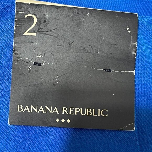 New Banana Republic Factory Pencil Skirt Cobalt Blue Mini Size 2 - Picture 4 of 8